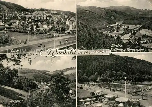 AK / Ansichtskarte Werdohl Kettling Wintersohl Versetal Freibad Werdohl