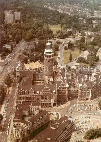 AK / Ansichtskarte Leipzig Neues Rathaus Fliegeraufnahme Leipzig