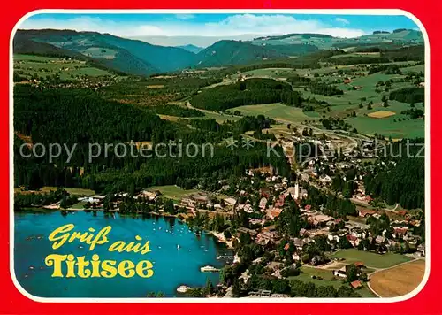 AK / Ansichtskarte Titisee Fliegeraufnahme Titisee