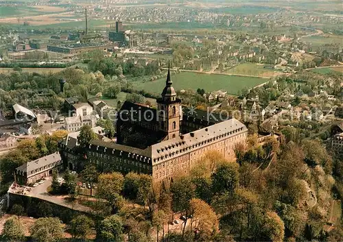 AK / Ansichtskarte Siegburg Fliegeraufnahme der Benediktiner Abtei Michaelsberg Siegburg