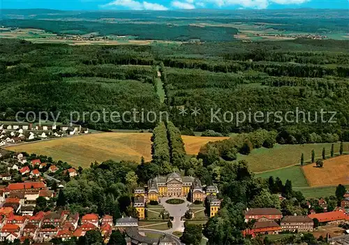 AK / Ansichtskarte Arolsen_Bad Fliegeraufnahme mit Schloss Arolsen_Bad