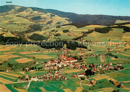 AK / Ansichtskarte St_Peter_Schwarzwald Fliegeraufnahme mit Kandel St_Peter_Schwarzwald