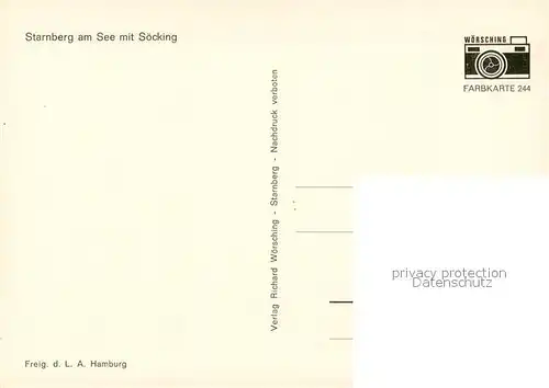 AK / Ansichtskarte Starnberg Fliegeraufnahme mit Soecking Starnberg