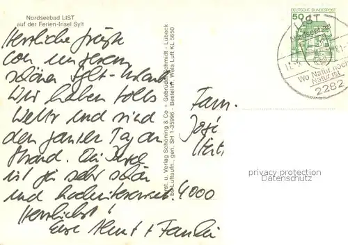 AK / Ansichtskarte List_Sylt Fliegeraufnahme List_Sylt