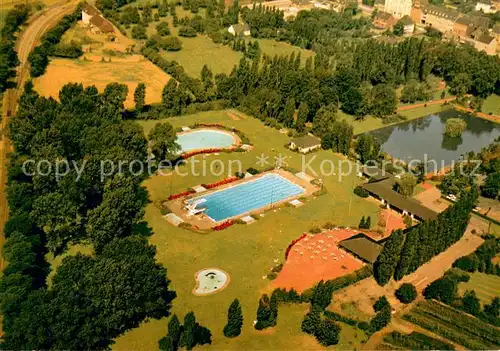AK / Ansichtskarte Rheinberg Fliegeraufnahme mit Underberg Bad Rheinberg
