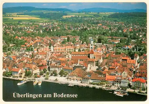 AK / Ansichtskarte ueberlingen_Bodensee Fliegeraufnahme ueberlingen Bodensee