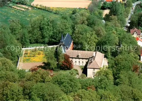 AK / Ansichtskarte Dingelstaedt_Eichsfeld Kloster Kerbscher Berg Fliegeraufnahme Dingelstaedt_Eichsfeld