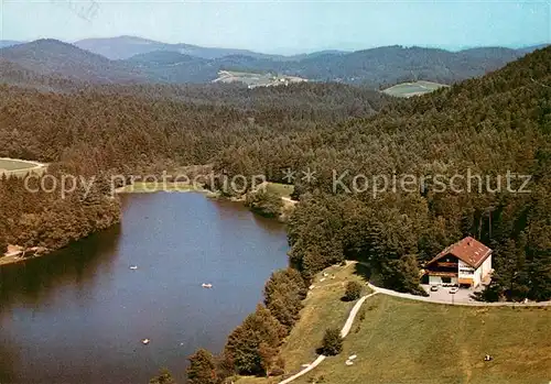 AK / Ansichtskarte Rothau_Tittling Pension Restaurant Seehof Dreiburgensee Fliegeraufnahme Rothau Tittling