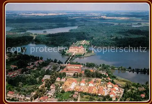 AK / Ansichtskarte Dresden Jagdschloss Moritzburg Fliegeraufnahme Dresden