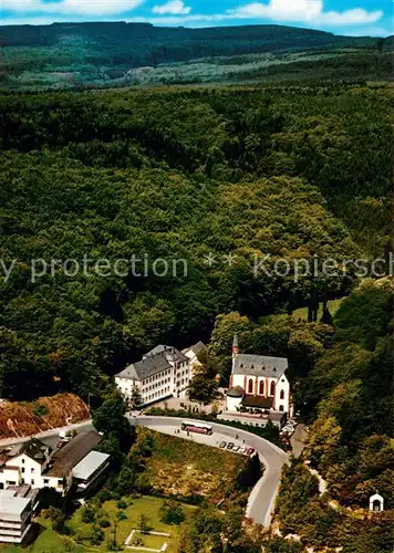 AK / Ansichtskarte Marienthal_Rheingau Wallfahrtskirche zur schmerzhaften Mutter Fliegeraufnahme Marienthal Rheingau