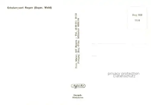 AK / Ansichtskarte Regen Fliegeraufnahme Regen