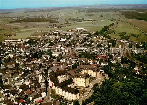 AK / Ansichtskarte Hachenburg_Westerwald Fliegeraufnahme Hachenburg_Westerwald