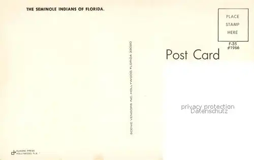 AK / Ansichtskarte Indianer_Native_American Seminole Indians of Florida  