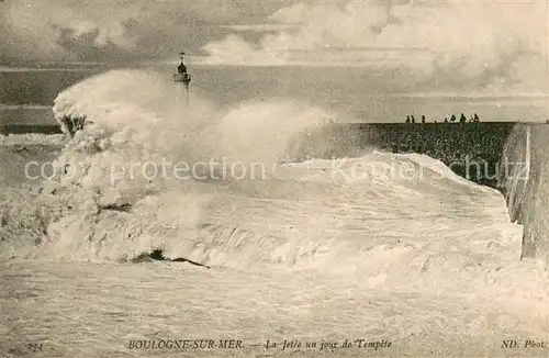 AK / Ansichtskarte Leuchtturm_Lighthouse Boulogne sur.Mer  