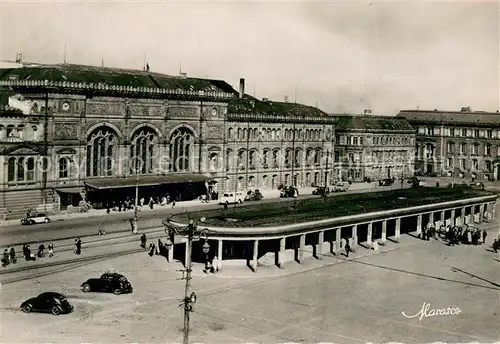 AK / Ansichtskarte Strasbourg_Alsace La Gare Centrale Strasbourg Alsace