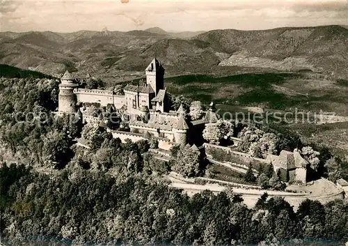 AK / Ansichtskarte Haut Koenigsbourg_Hohkoenigsburg Le Chateau Vue aerienne Haut Koenigsbourg