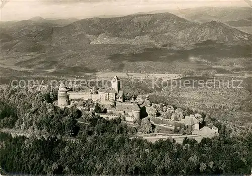 AK / Ansichtskarte Haut Koenigsbourg_Hohkoenigsburg Le Chateau Vue aerienne Haut Koenigsbourg