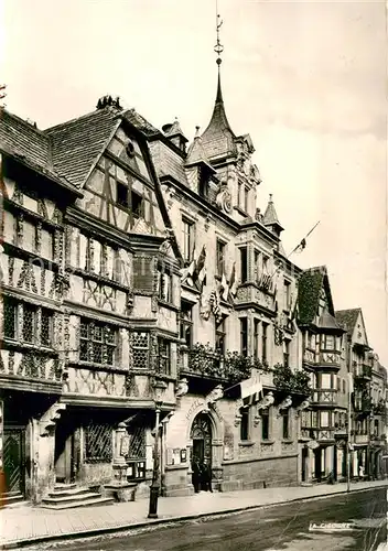 AK / Ansichtskarte Saverne_Bas_Rhin_Alsace Maison Alsacienne de 1605 et Hotel de Ville Saverne_Bas_Rhin_Alsace