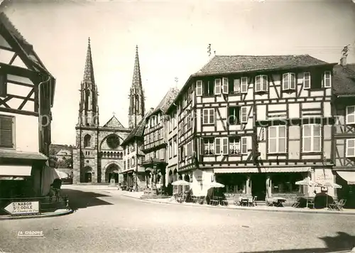 AK / Ansichtskarte Obernai_Bas_Rhin Rue du Chanoine Gyss Obernai_Bas_Rhin