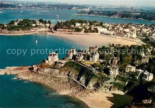 AK / Ansichtskarte Dinard_Ille_et_Vilaine_Bretagne La cote et les plages vues d avion Dinard_Ille