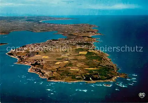 AK / Ansichtskarte Le_Croisic Le Bourg de Batz et perspective vers la Baule Vue aerienne Le_Croisic