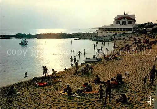 AK / Ansichtskarte Le_Croisic Contre jour sur la plage de Port Lin Le_Croisic