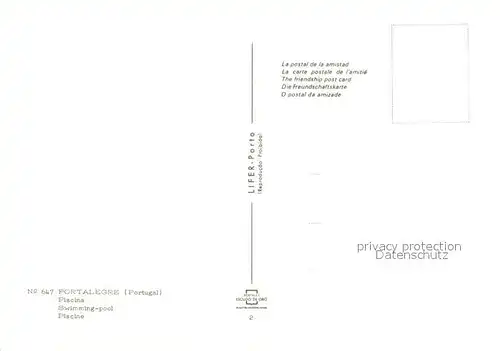 AK / Ansichtskarte Portalegre Piscina Portalegre