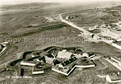 AK / Ansichtskarte Vardo Vardohus Festning Fliegeraufnahme  