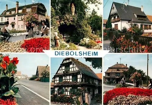 AK / Ansichtskarte Diebolsheim Premier Prix des Villages Fleuris Vue partielle Diebolsheim