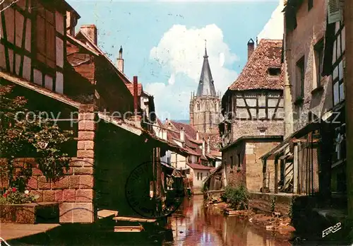 AK / Ansichtskarte Wissembourg La Lauter et lEglise St Pierre et Paul Wissembourg