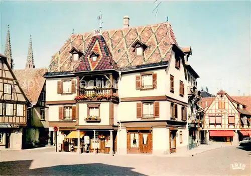 AK / Ansichtskarte Obernai_Bas_Rhin Maison pittoresque Place de l Etoile Obernai_Bas_Rhin