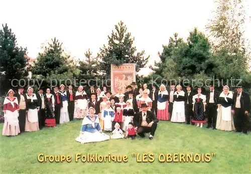 AK / Ansichtskarte Obernai_Bas_Rhin Groupe Folklorique Les Obernois Obernai_Bas_Rhin