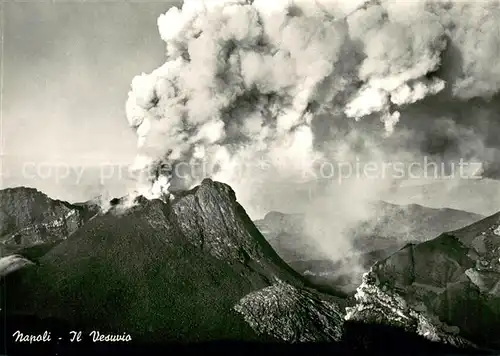 AK / Ansichtskarte Napoli_Neapel Il Vesuvio Napoli Neapel
