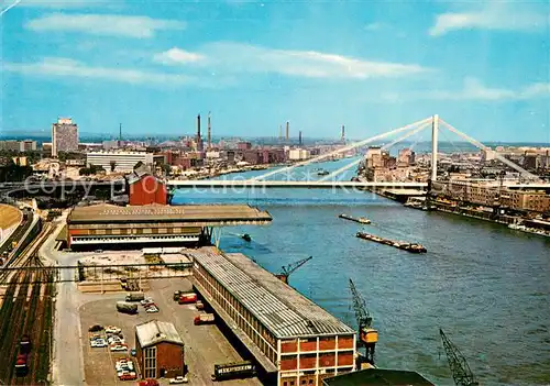 AK / Ansichtskarte Ludwigshafen_Rhein Kurt Schumacher Bruecke Ludwigshafen Rhein