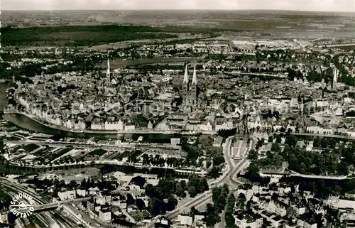 AK / Ansichtskarte Luebeck Fliegeraufnahme Luebeck