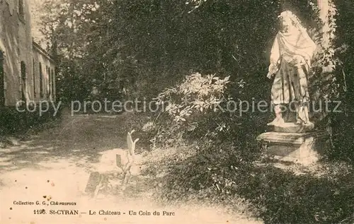 AK / Ansichtskarte Saint Cyran du Jambot Chateau coin du parc Saint Cyran du Jambot
