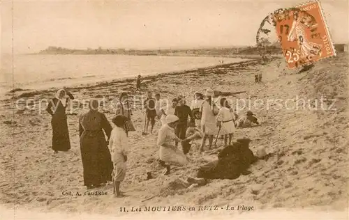 AK / Ansichtskarte Les_Moutiers en Retz La plage Les_Moutiers en Retz