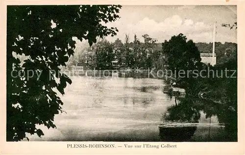 AK / Ansichtskarte Le_Plessis Robinson Vue sur l Etang Colbert Le_Plessis Robinson