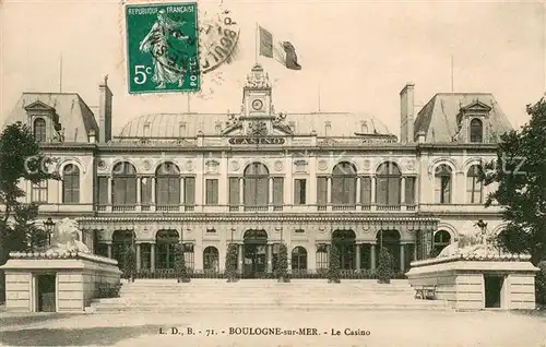 AK / Ansichtskarte Boulogne sur Mer Le Casino Boulogne sur Mer