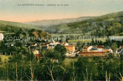 AK / Ansichtskarte La_Courtine Quartier de la Gare La_Courtine