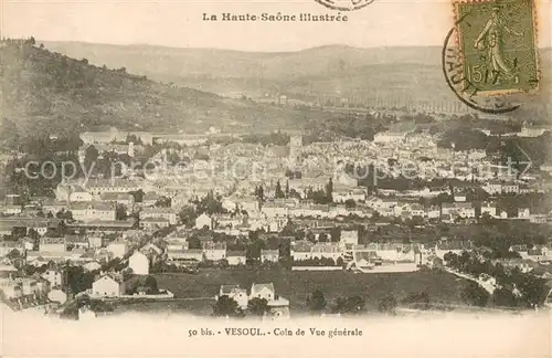 AK / Ansichtskarte Vesoul_Haute_Saone Vue generale Vesoul_Haute_Saone