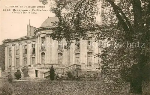 AK / Ansichtskarte Besancon_Doubs La Prefecture facade sur le parc Besancon Doubs