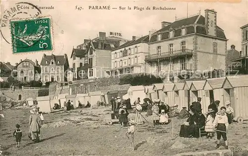 AK / Ansichtskarte Parame Sur la plage de Rochebonne Parame