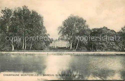 AK / Ansichtskarte Mareuil sur Ay Chateau Schloss Mareuil sur Ay