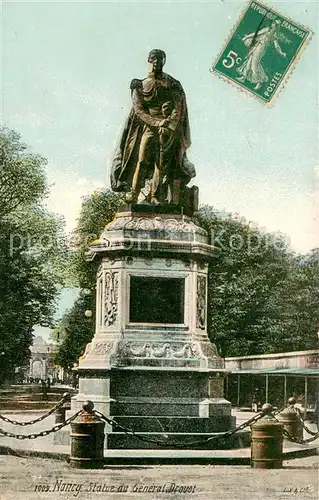AK / Ansichtskarte Nancy_Lothringen Statue du General Drouot Nancy Lothringen