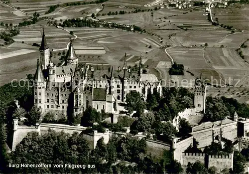 AK / Ansichtskarte Hechingen Burg Hohenzollern Fliegeraufnahme Hechingen