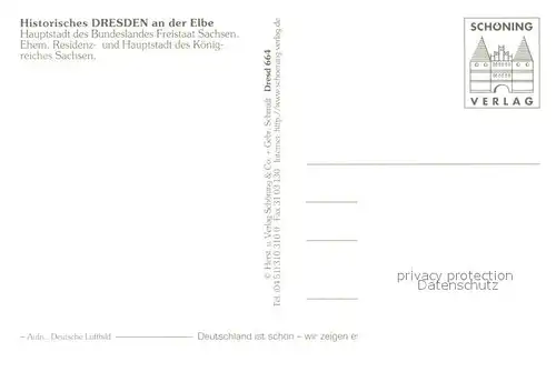 AK / Ansichtskarte Dresden Fliegeraufnahme Dresden