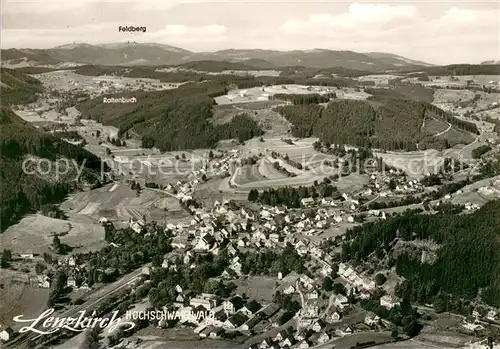 AK / Ansichtskarte Lenzkirch Kurort im Schwarzwald Feldberg Fliegeraufnahme Lenzkirch