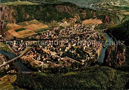 AK / Ansichtskarte Bad_Muenster_Stein_Ebernburg Thermal Radium Solbad Fliegeraufnahme Bad_Muenster