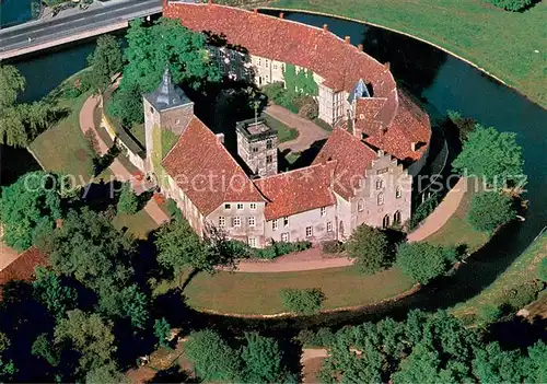 AK / Ansichtskarte Burgsteinfurt Grossburg Fliegeraufnahme Burgsteinfurt